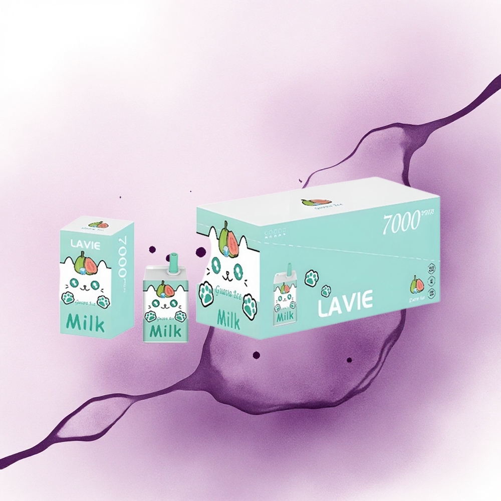 Lavie Milk 7000 Puffs Gheață de Guava 16ML 600mAh