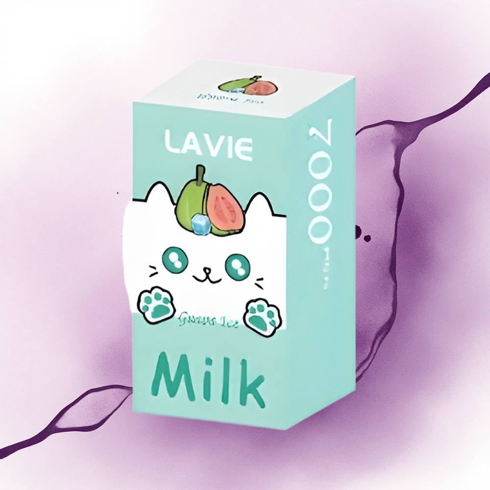 Lavie Milk 7000 Puffs Gheață de Guava 16ML 600mAh