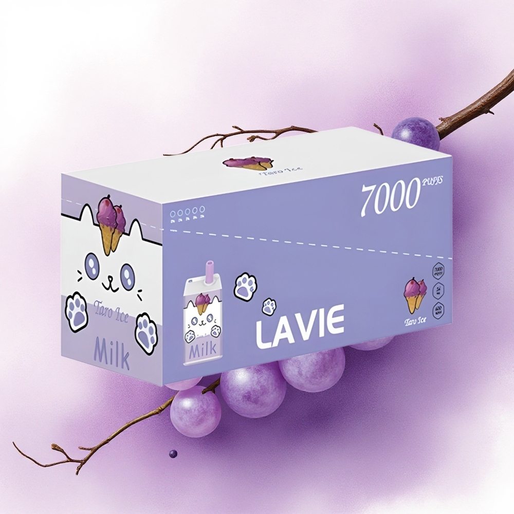 Lavie Milk 7000 Puffs Gheață de Struguri 16ML 600mAh