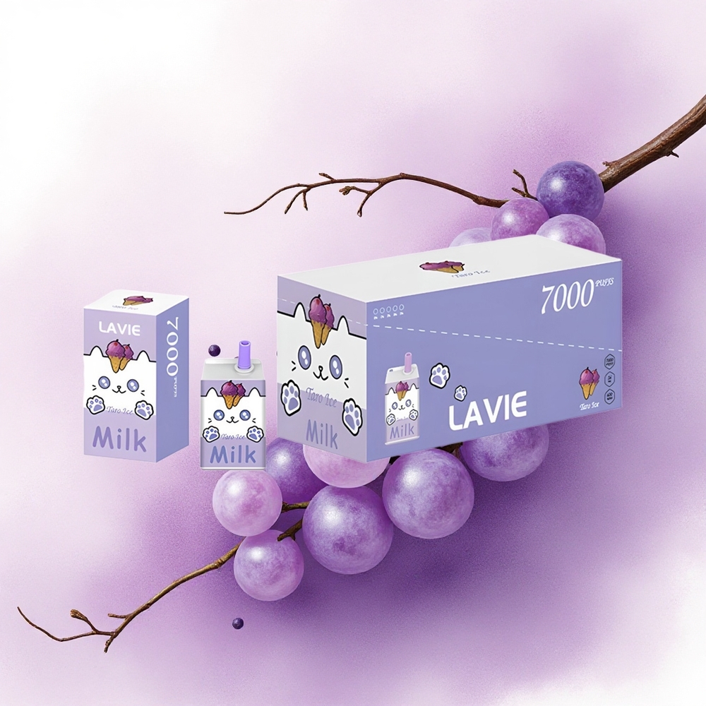 Lavie Milk 7000 Puffs Gheață de Struguri 16ML 600mAh