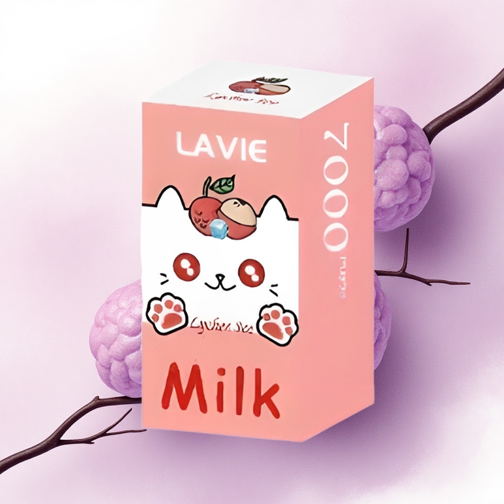Lavie Milk 7000 Puffs Lichie Gheață 16ML 600mAh