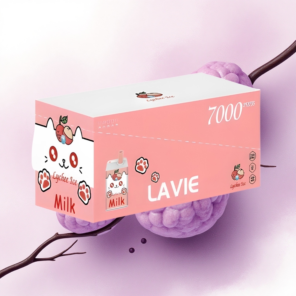 Lavie Milk 7000 Puffs Lichie Gheață 16ML 600mAh
