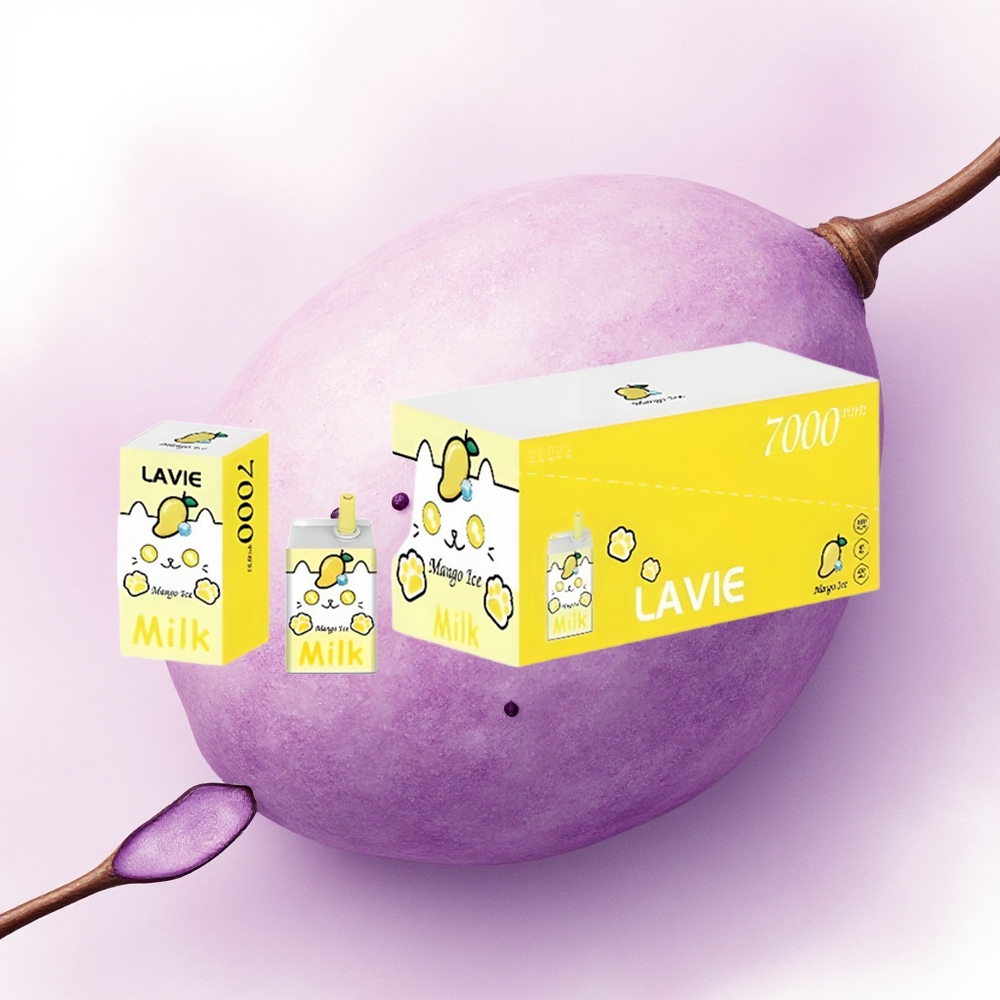 Lavie Milk 7000 Puffs Mango Gheață 600mAh 16ML