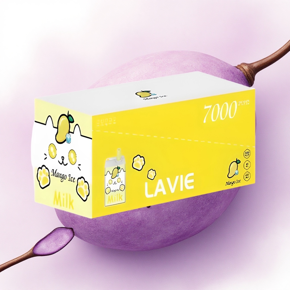 Lavie Milk 7000 Puffs Mango Gheață 600mAh 16ML