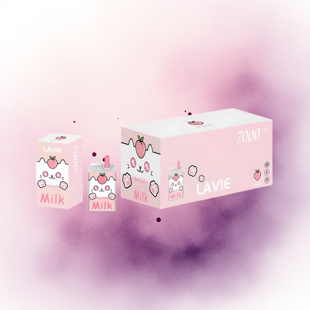 Lavie Milk 7000 Puffs Suc de piersici 16ML 600mAh Tip C