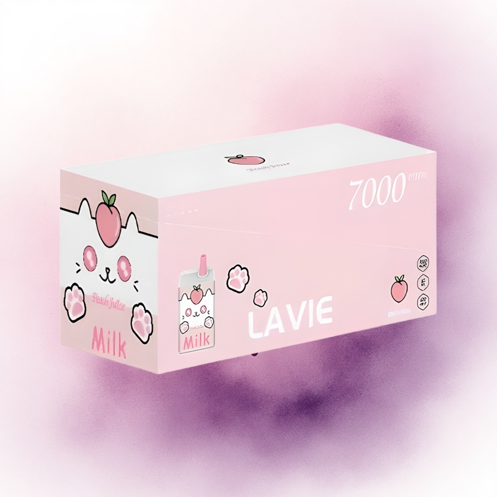 Lavie Milk 7000 Puffs Suc de piersici 16ML 600mAh Tip C