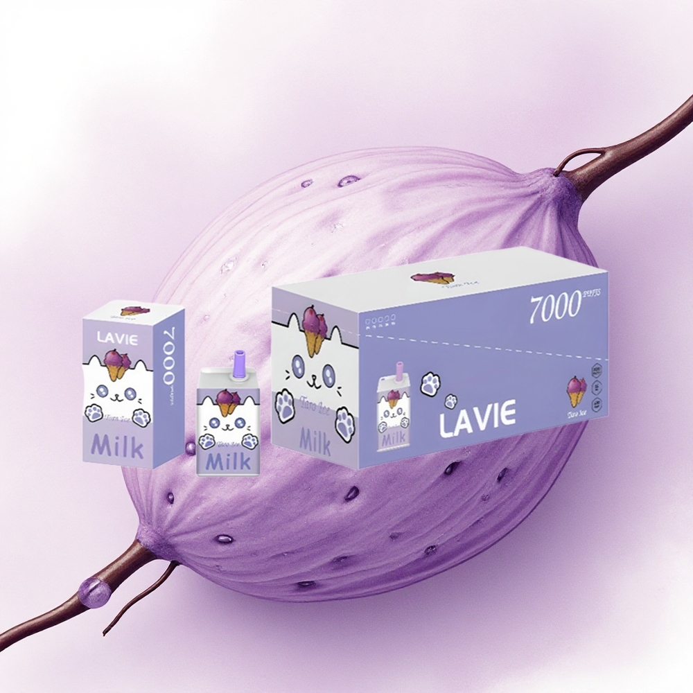 Lavie Milk 7000 Puffs Taro Gheată cu 16ML și 600mAh