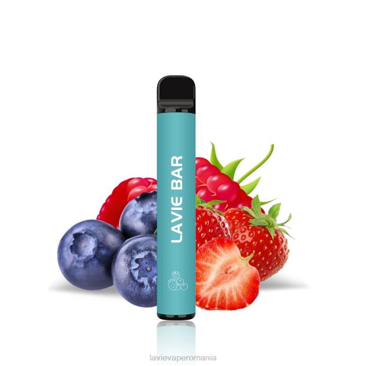 N88V323 Lavie Vape Review | amestecați fructele de pădure LAVIE BAR 2% versiunea 800 pufuri