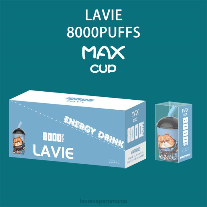 N88V259 Lavie Vape Price | băutură energizantă LAVIE Max Cup 8000 pufuri