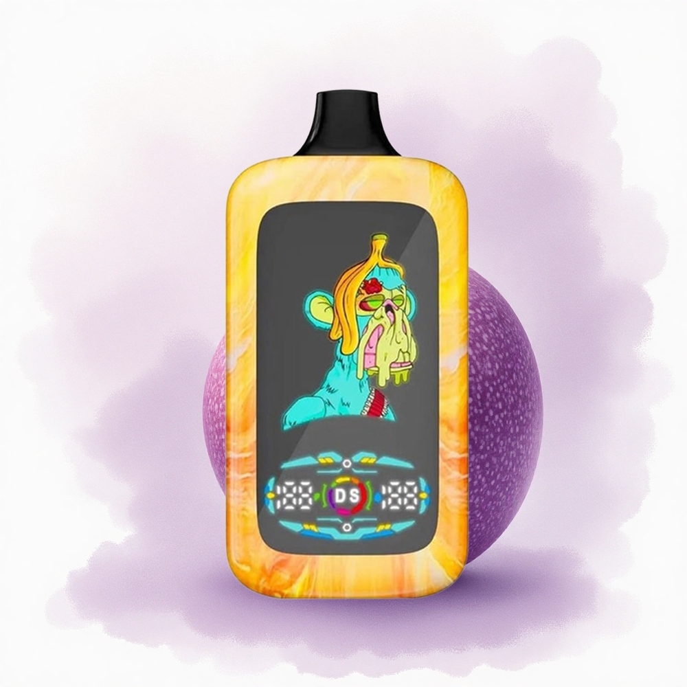 Fumot Digital Monkey 20000/40000 Puffs Măr Dublu cu 850 mAh și Nicotină 5%