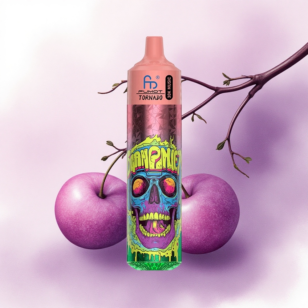 Fumot Randm Tornado 30000 Puffs Triplu Cireșă cu 30mL și 5% Nicotină