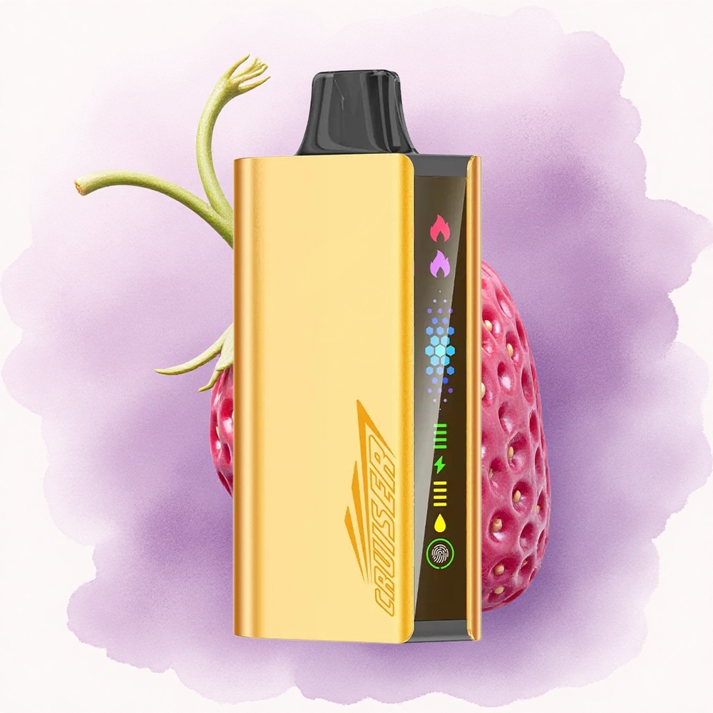 JNR Cruiser 12000 Chupa Chups Căpșuni cu Nicotină 50mg/mL și Baterie 3500 mAh